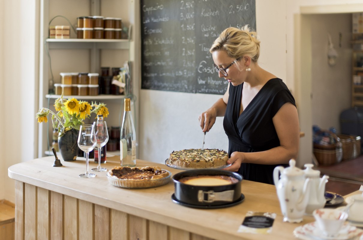 Courtyard café, © Daniel Auer Courtyard café, © Daniel Auer