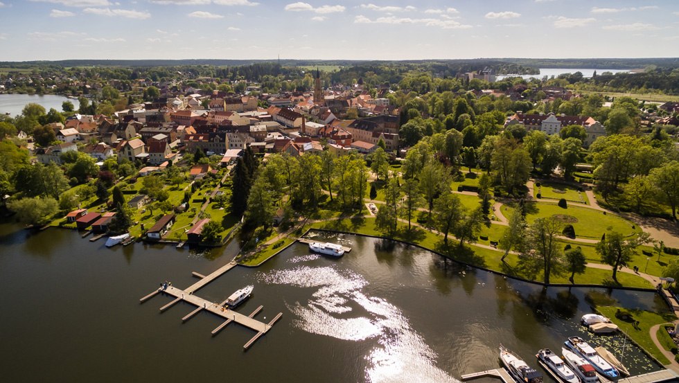 Fürstenberg/Havel haven en stadspark, © Regio Nord GmbH