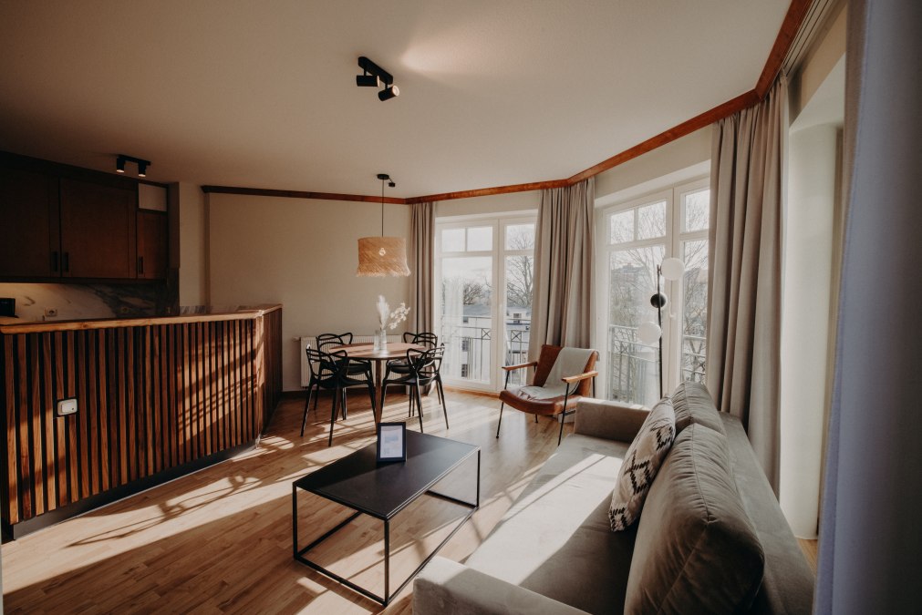 Przykład mieszkania w Villa Usedom, © STRANDHOTEL OSTSEEBLICK GmbH & Co. KG