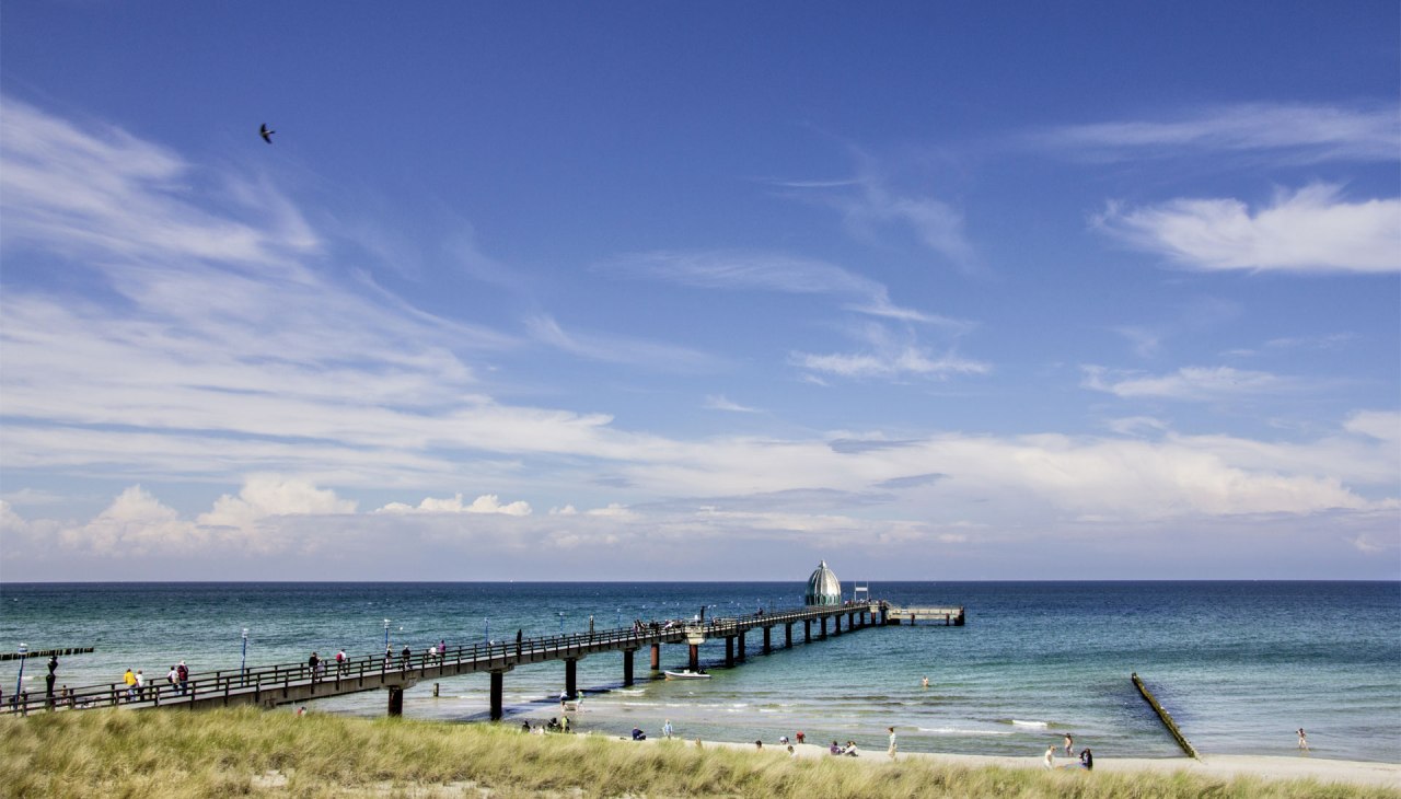 Magnes dla gości na Morzu Bałtyckim - molo Zingster., &copy; Sarah Kunze