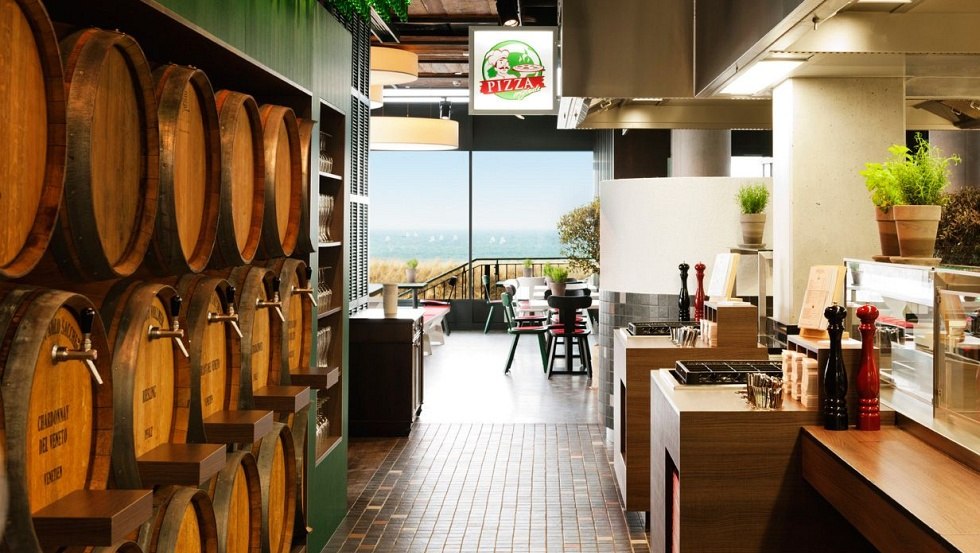 Restauracja PIAZZA - Rynek dobrego smaku., © a-ja Resort Warnemünde Restauracja PIAZZA - Rynek dobrego smaku., © a-ja Resort Warnemünde