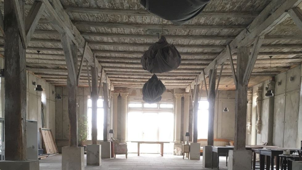 View into the barn, &copy; Heike Both