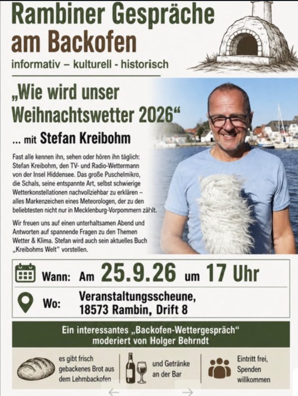 Flyer: Rambin Oven Discussion // © Heimatmuseum Rambin e.V. Flyer: Rambin Oven Discussion // © Heimatmuseum Rambin e.V.
