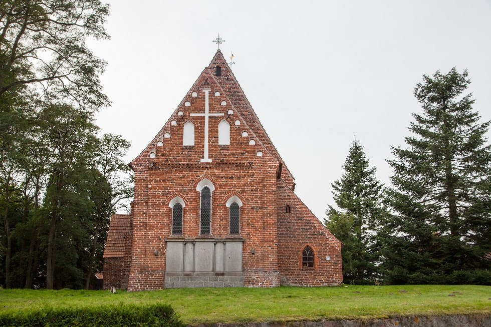 The east gable of the church (choir side). // © Frank Burger The east gable of the church (choir side). // © Frank Burger
