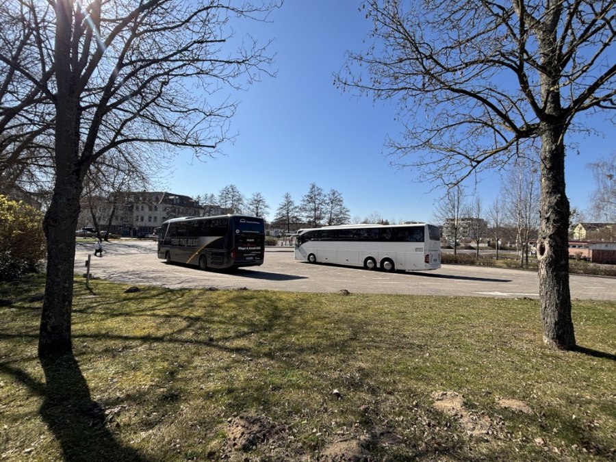 Bus parking center, © Waren (Müritz)-Information