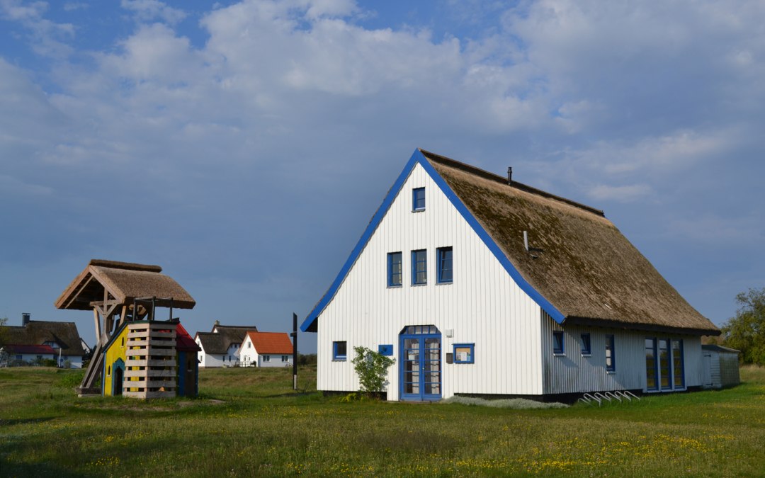 The "Uns Tauflucht" parish hall in Neuendorf, © Hiddenseer Hafen- und Kurbetrieb