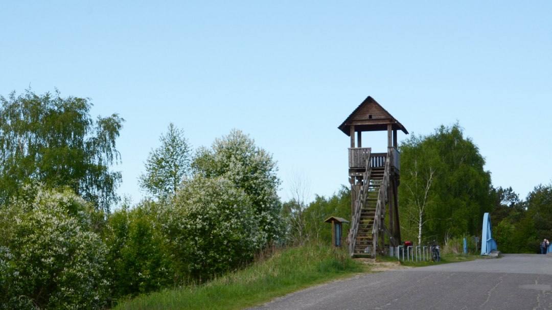 Wieża obserwacyjna na moście Dütschow, © Tourismusverband Mecklenburg-Schwerin e.V.