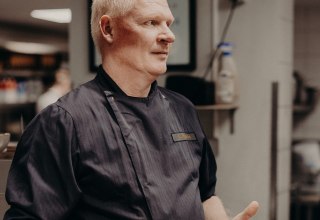 Live cooking with chef Arjan // &copy; Strandhotel Ostseeblick