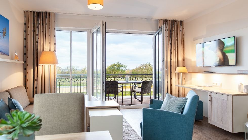 Część dzienna apartament&oacute;w Waterkant, &copy; OFV GmbH