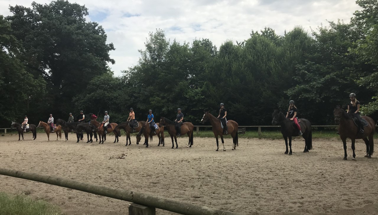 Formacja przed wielką jazdą do Bömitz, © Karoline Görs