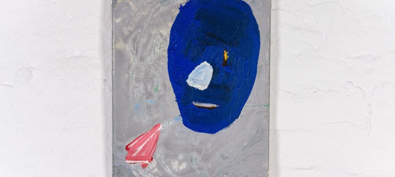 1994;  40x30x2 cm, oil and acrylic on canvas // &copy; (C) J&oslash;rgen Dobloug Estate, Archive & Research
