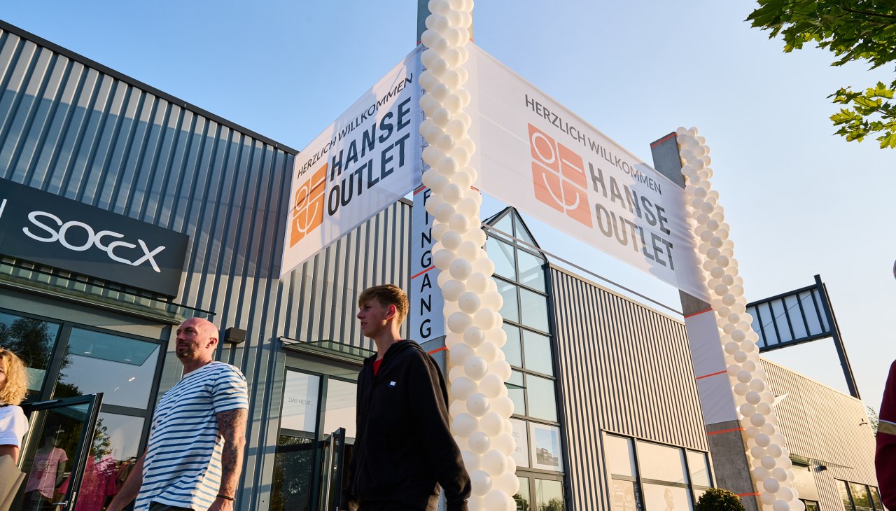 Zachodnie wejście do Hanse Outlet, © Outlet Evolution Services GmbH Zachodnie wejście do Hanse Outlet, © Outlet Evolution Services GmbH