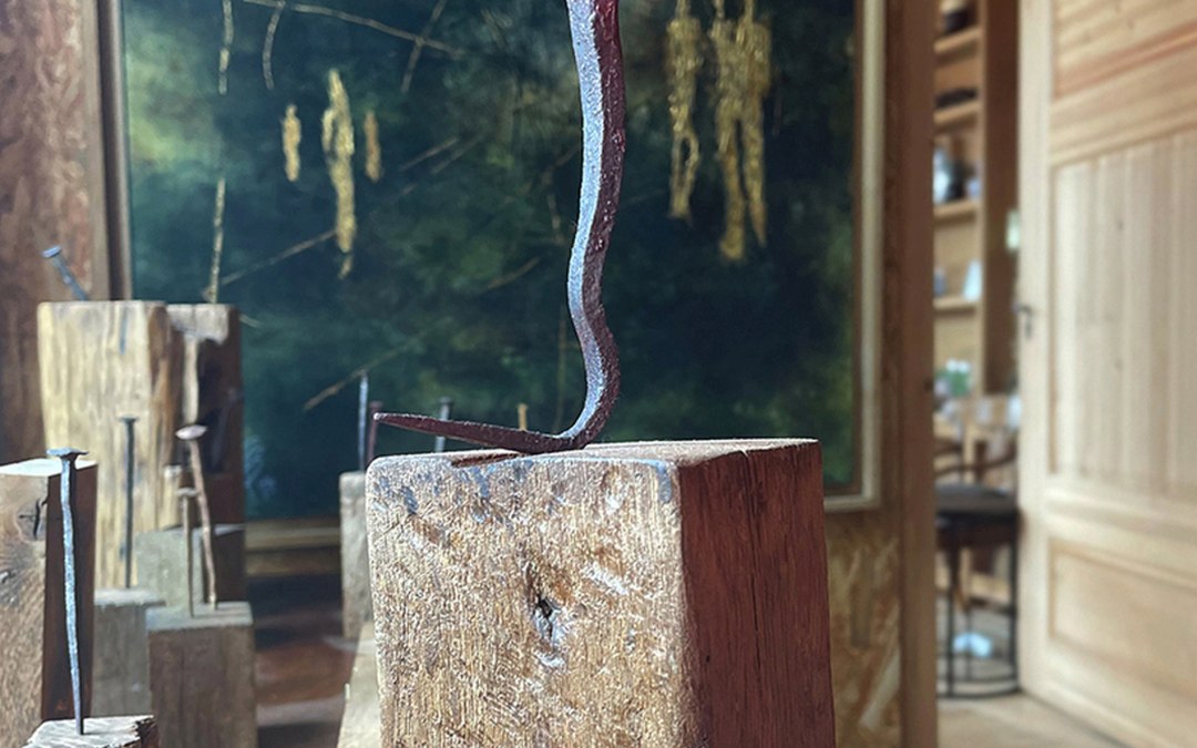 Art in Goldenbow Manor: Old building materials as art objects with history, © Herrenhaus Goldenbow