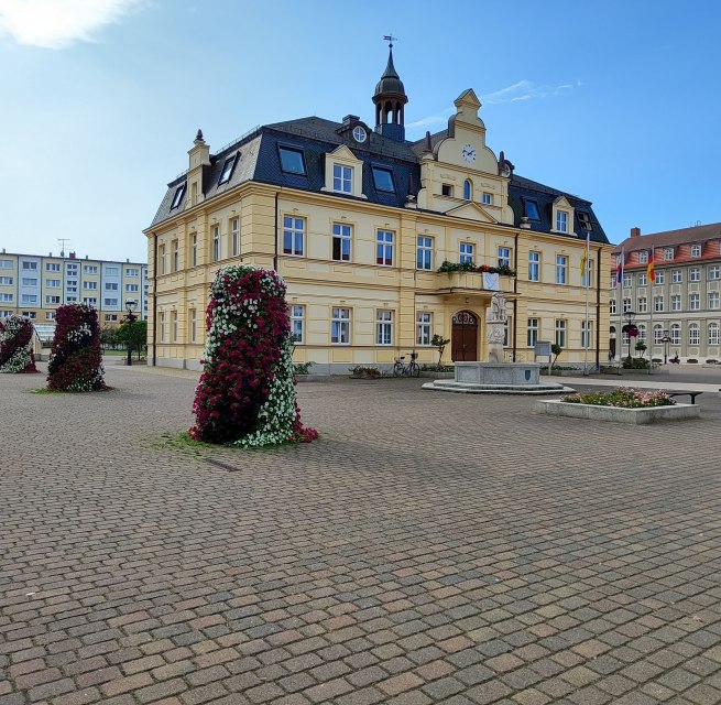 Uitzicht op het marktplein // © Hansestadt Demmin Uitzicht op het marktplein // © Hansestadt Demmin