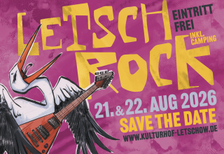 Zapisz datę LetschRock 2026 // &copy; Kulturhof Letschow e.V.