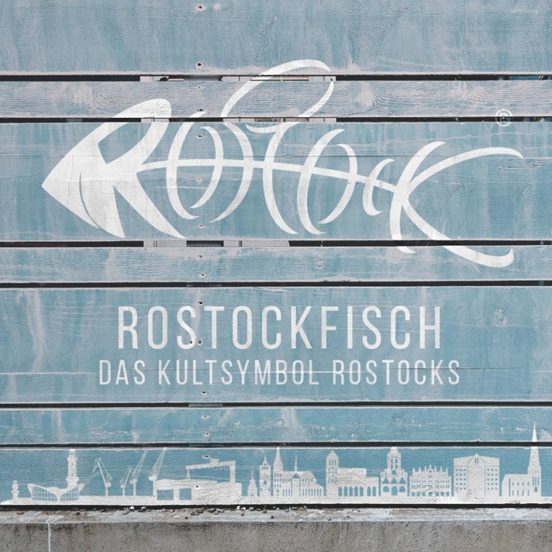The cult symbol, the elements of which give the city name Rostock. // © www.rostockfisch.de The cult symbol, the elements of which give the city name Rostock. // © www.rostockfisch.de