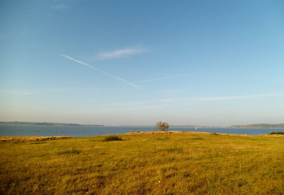 View from the Prosnitz redoubt in the direction of Stralsund., © Tourismuszentrale Rügen