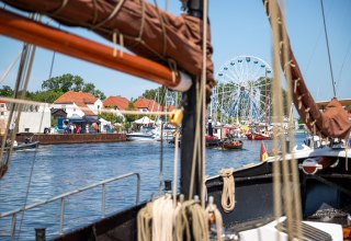 Maritime festival site in Greifswald-Wieck // © André Gschweng Maritime festival site in Greifswald-Wieck // © André Gschweng