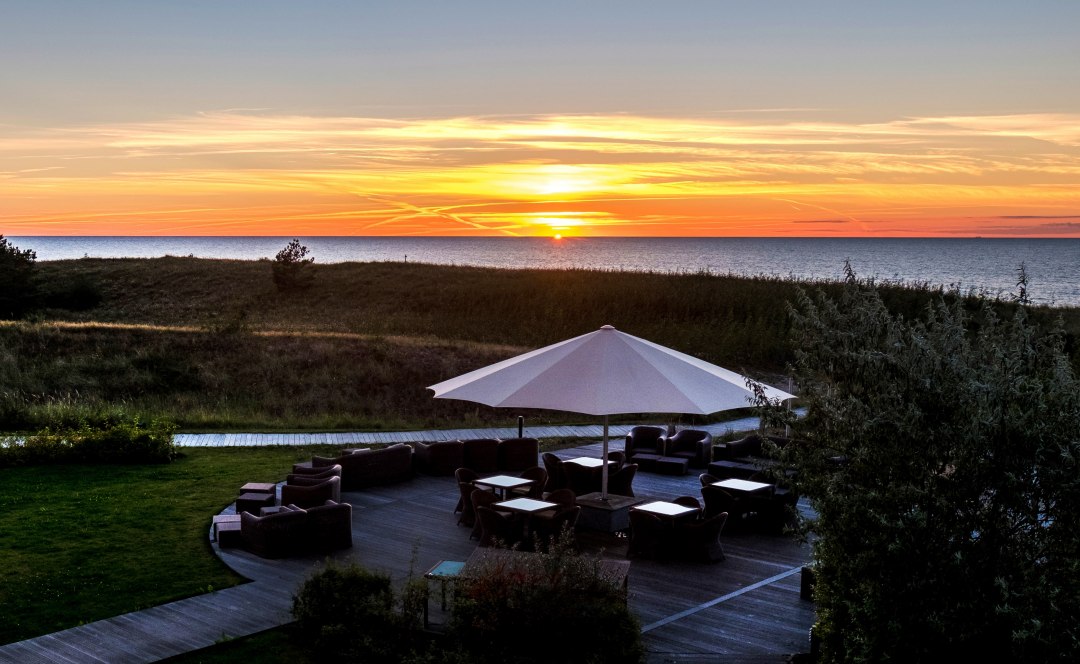 Evening twilight at Strandhotel D&uuml;nenmeer, &copy; Strandhotel D&uuml;nenmeer