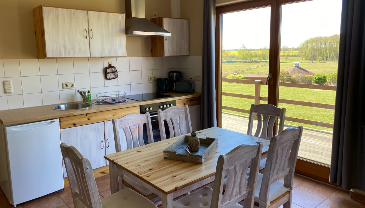 Kuchnia w domu wakacyjnym dla 6 osób, © Peter Leupold Kuchnia w domu wakacyjnym dla 6 osób, © Peter Leupold