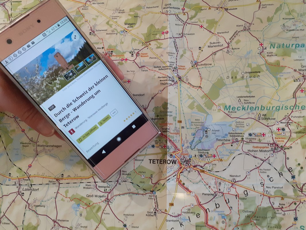 App Wanderwege Foto Koch, &copy; Jana Koch