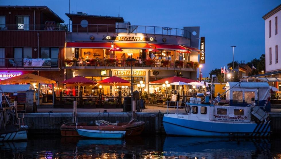 Zicht op de CASA MIA bij nacht, © Casa Mia Restaurant