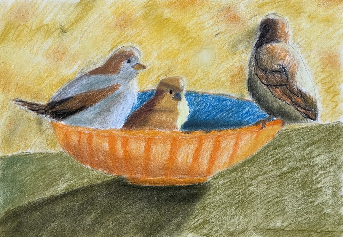 Pasteltekening // © Ute Laux Pasteltekening // © Ute Laux