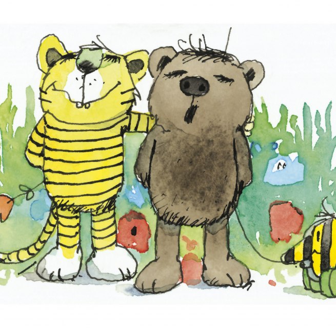 Tiger and Bear // © Foto: Kunsthalle Rostock Tiger and Bear // © Foto: Kunsthalle Rostock
