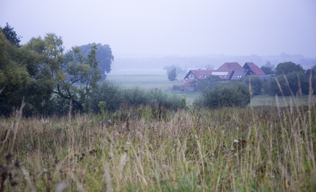 View of the project yard from Schlakendorf, &copy; Sarah Sandring