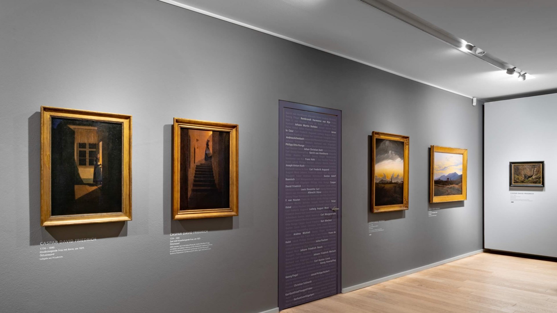 Het Pommerse Staatsmuseum heeft een permanente tentoonstelling van enkele van de mooiste schilderijen van Caspar David Friedrich.