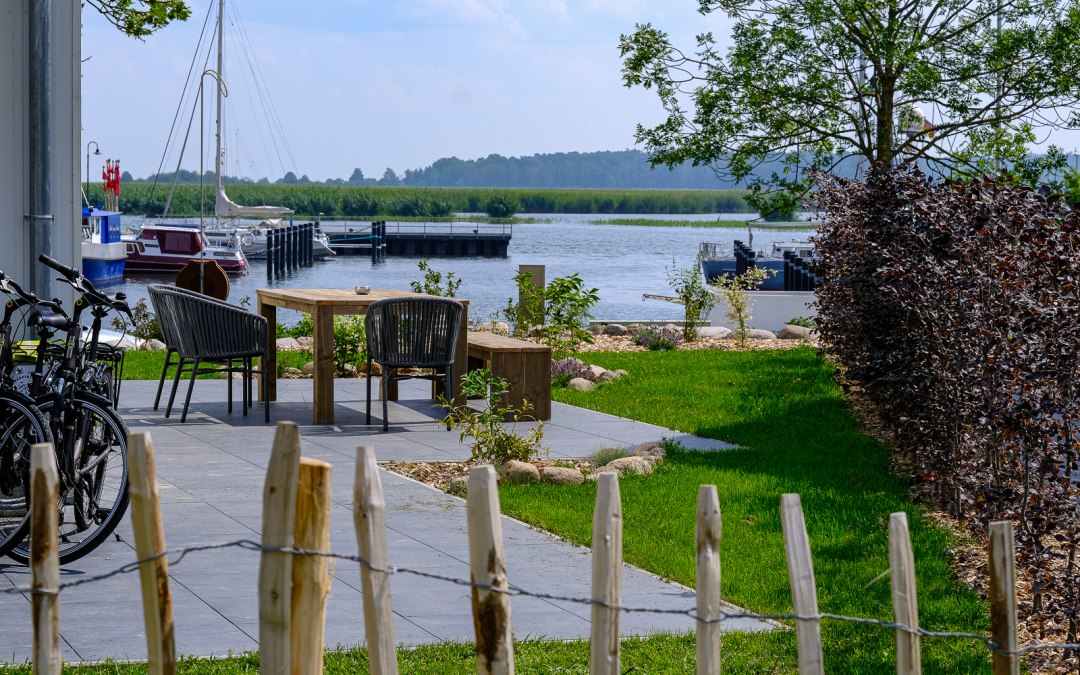 Uitzicht vanaf het terras, © Resort Stettiner Haff