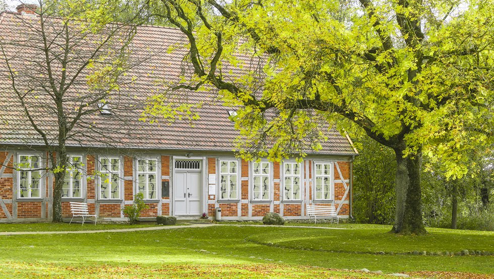 Buitenaanzicht van het Heinrich Schliemann Museum, © Heinrich-Schliemann-Museum Ankershagen