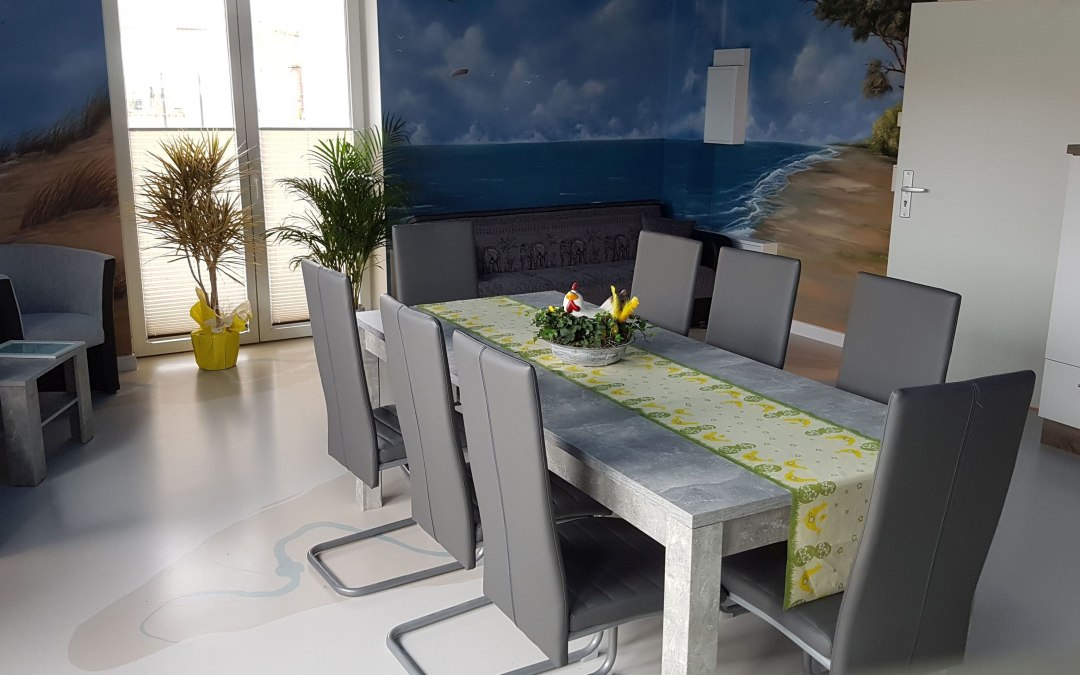 Ontspannende vakantie-uurtjes in de moderne gemeenschappelijke ruimte, © Familie Lasner