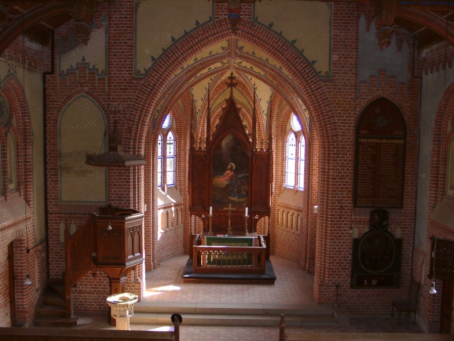 Sukow village church chancel, © Foto: Karl-Georg Haustein