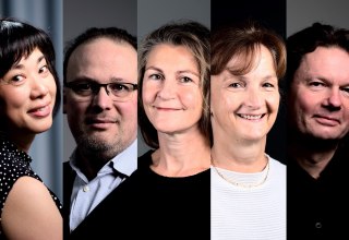 Yuko Ellinger, Matthias Ellinger, Maria Sch&ouml;ne, Andrea H&auml;fer, Karsten Lauke (v.l.n.r.) // &copy; LHS/Konservatorium Schwerin