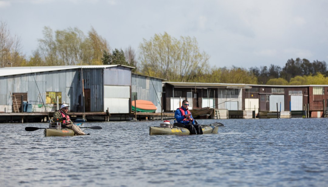 Vistocht per kajak op de Peene in het Mecklenburgse merengebied., © TMV/Läufer