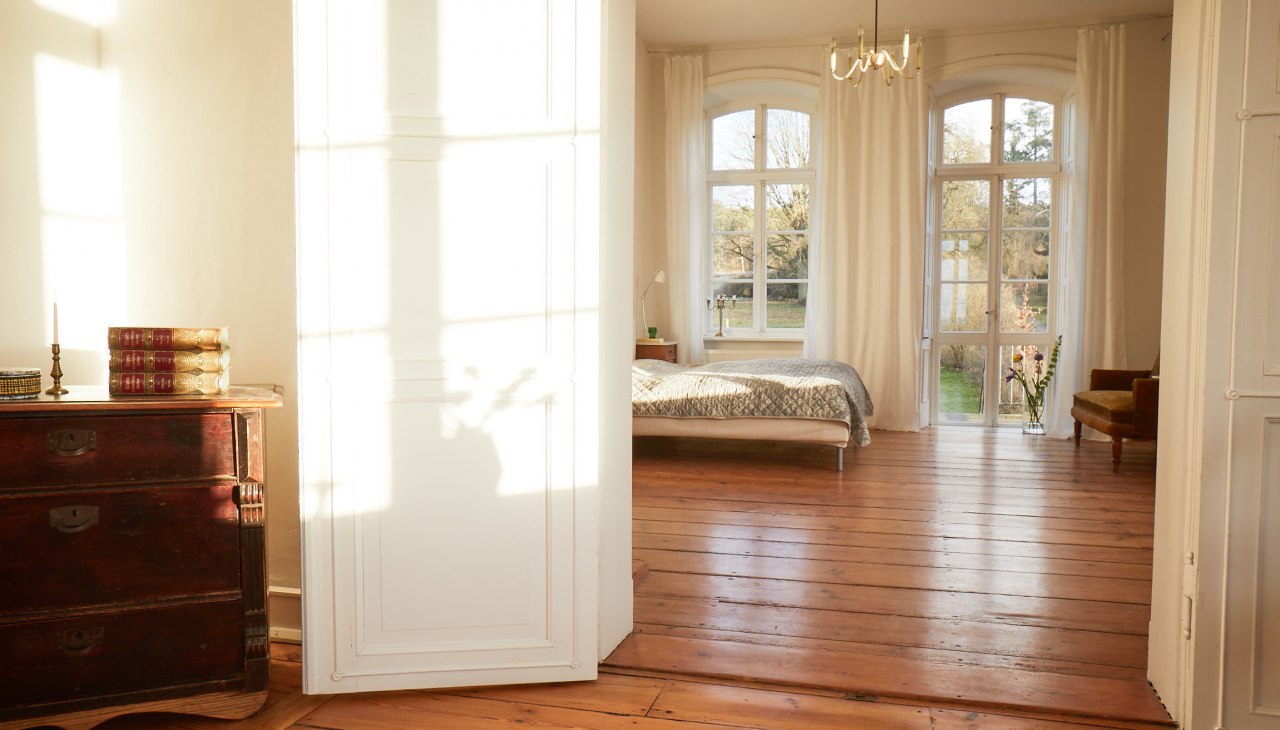 Słoneczny poranek w mieszkaniu Malwida, &copy; Gut Pohnstorf