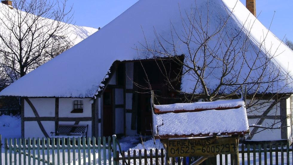 Dromerig en schilderachtig - een vakantie in de winter, © Ferien in der Reetdachkate/Koop