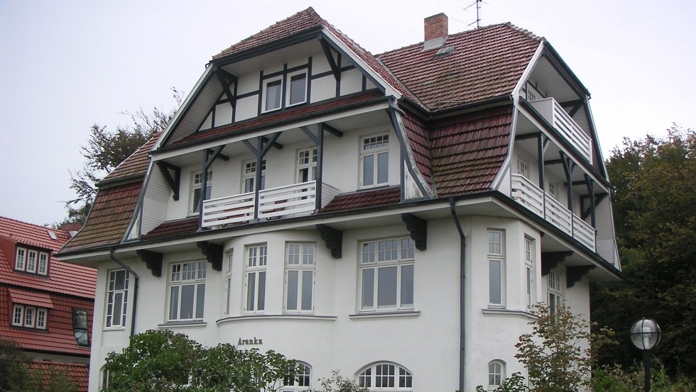 Huisaanzicht Villa Aranka Warnem&uuml;nde, &copy; Jan B&ouml;hnke, Plessentin GmbH, Warnem&uuml;nde