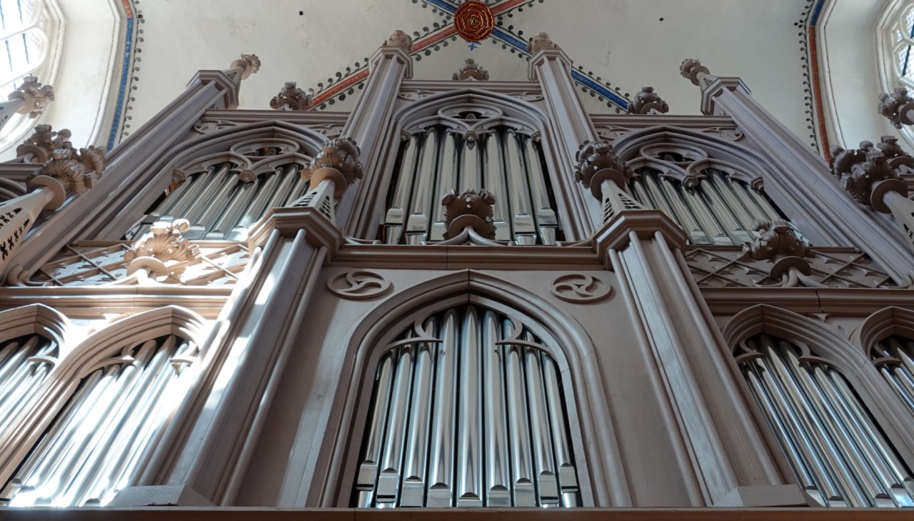 Buchholz organ in St. Nikolai Stralsund, © Copyright M. Pech