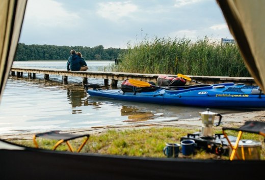 Reizen per kano en kamperen op een van de rustplaatsen voor waterwandelingen - een bijzondere natuurervaring, © TMV/Roth