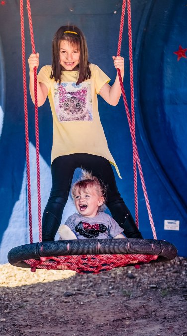 Huśtawka Kinderland Trassenheide, © Kinderland/ B. Eske Huśtawka Kinderland Trassenheide, © Kinderland/ B. Eske