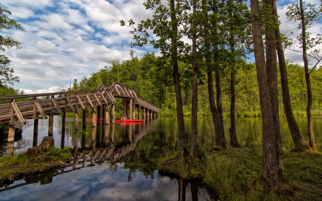 Brug Drosedower Bek, © Touristinformationen Wesenberg & Mirow, Mecklenburgische Kleinseenplatte