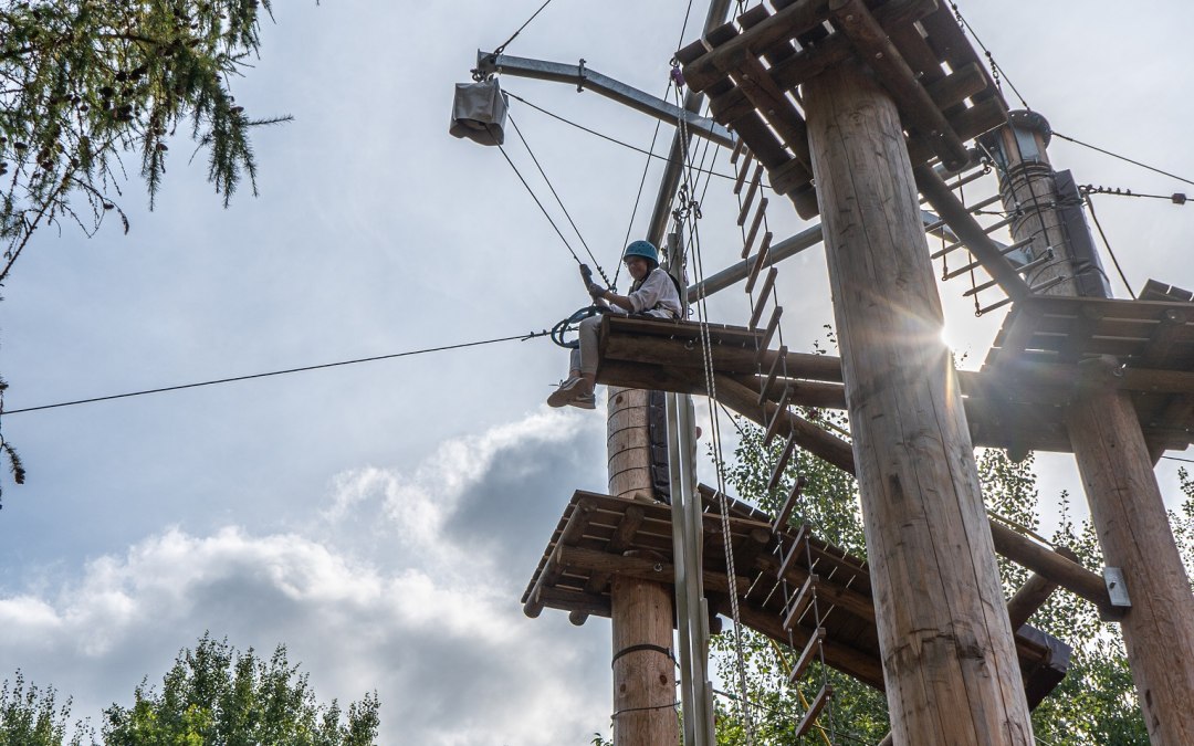 Event tower with "Skyjump, © Tom Haagen