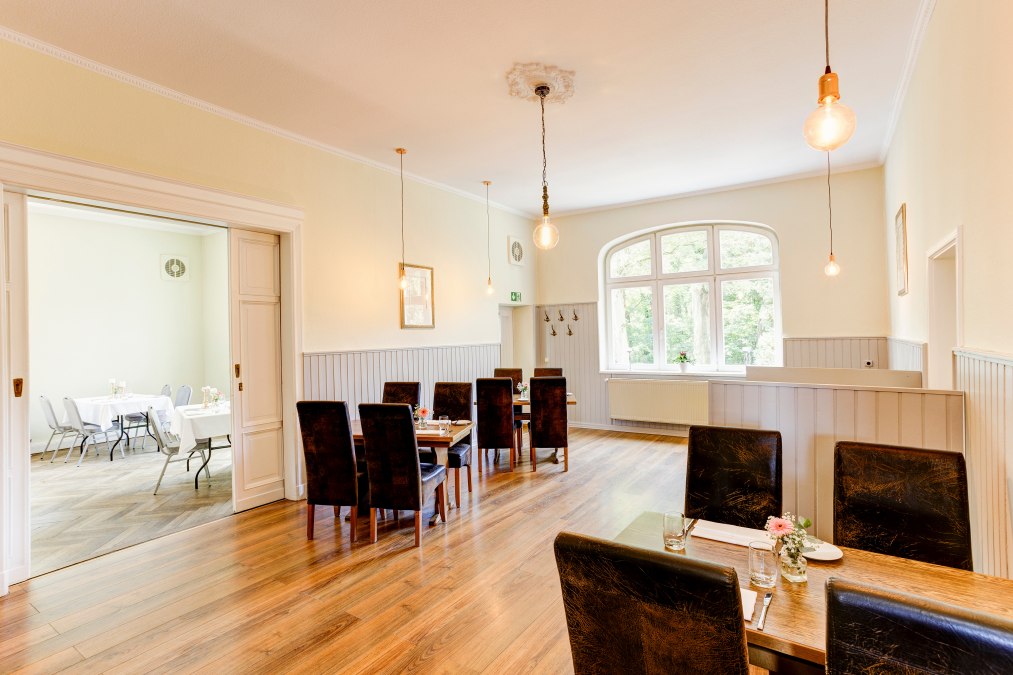 In het restaurant van de Jagdschlösschen Schwartow, © Jagdschlösschen Schwartow / Jan Haeselich