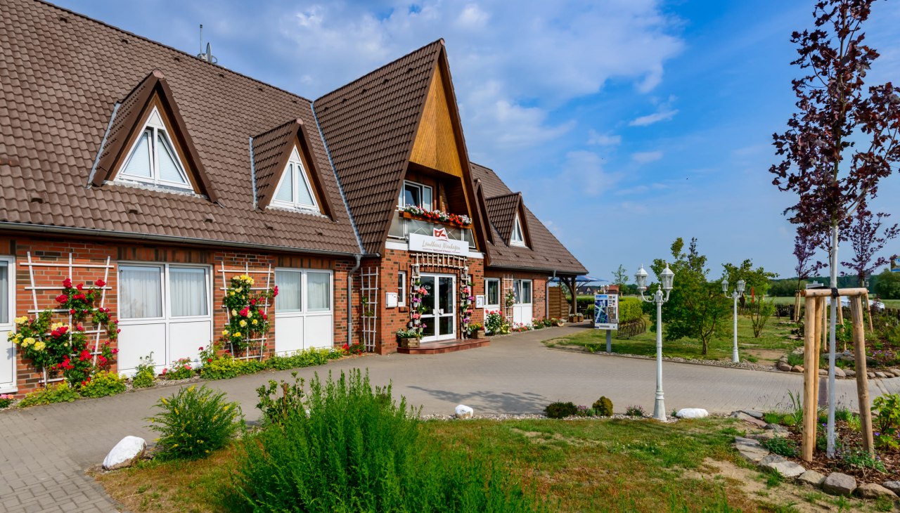 Widok Landhaus Nienhagen z zewnątrz, © Landhaus Nienhagen