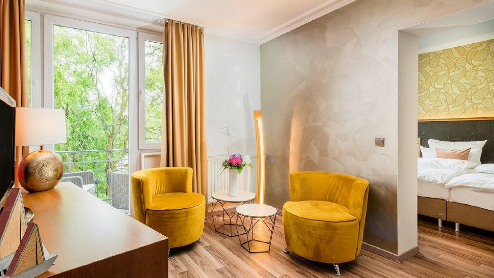 Apartament typu junior suite w hotelu Waldkrone, © © Hotel Residenz Waldkrone Apartament typu junior suite w hotelu Waldkrone, © © Hotel Residenz Waldkrone