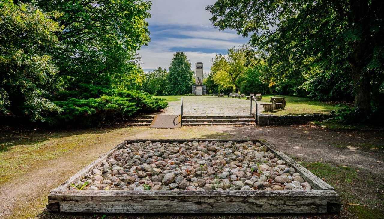 Stone field at the Fünfeichen memorial site, © Christian Thiele Stone field at the Fünfeichen memorial site, © Christian Thiele
