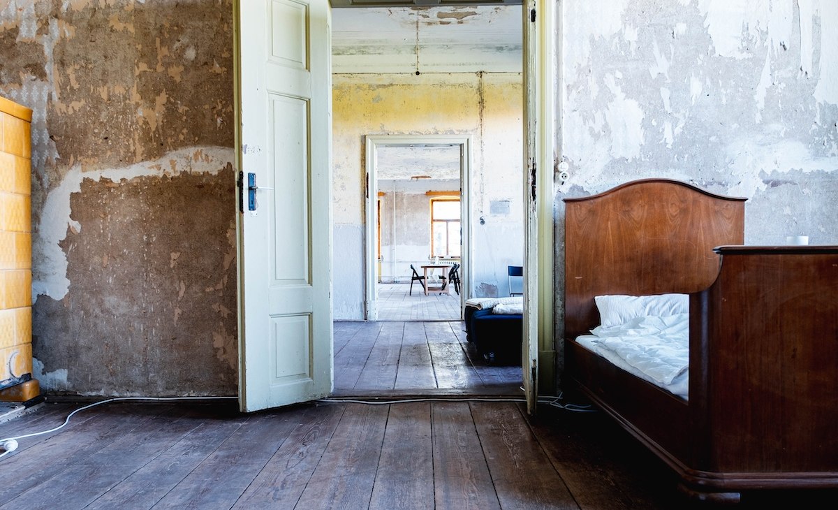 Een van de kamers in het Rossin landhuis, © Verein Schlösser und Herrenhäuser MV / Lars  Schoenherr