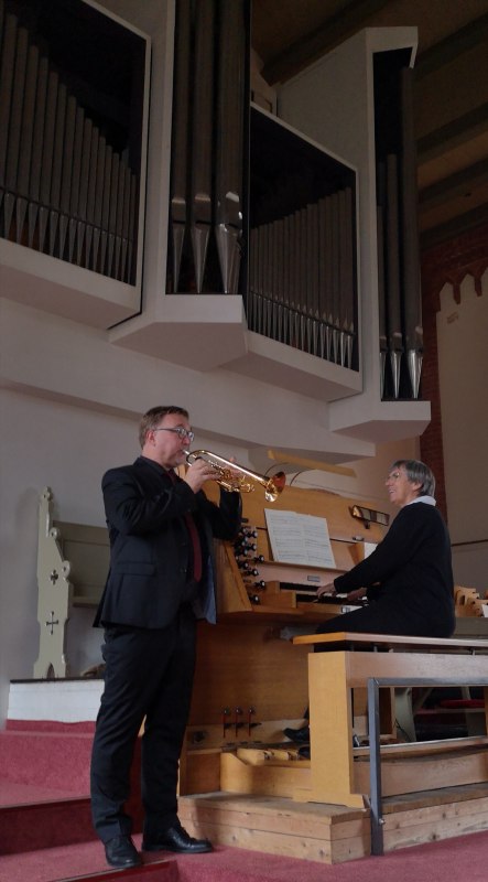 The actors Christian Packmohr and Christiane Werbs // &copy; Ch. Werbs